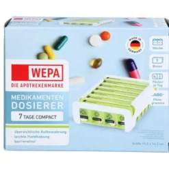 WEPA 7 Tage Compact Wochenmagazin weiß/grün 1 St