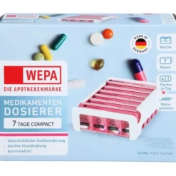 WEPA 7 Tage Compact Wochenmagazin weiß/pink 1 St