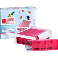 WEPA 7 Tage Compact Wochenmagazin weiß/pink 1 St