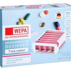 WEPA 7 Tage Compact Wochenmagazin weiß/pink 1 St
