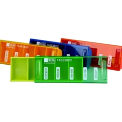 WEPA Tagesbox UV-Schutz+ farbig sortiert 1 St