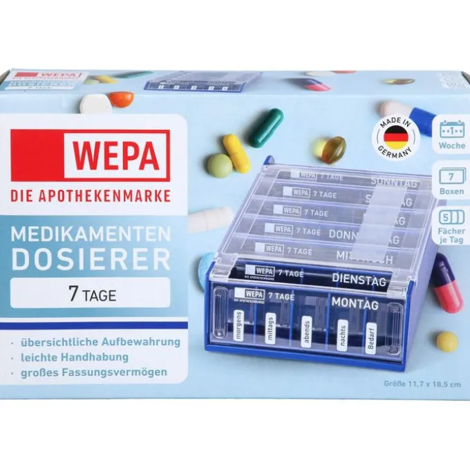 WEPA 7 Tage Wochenmagazin blau 1 St