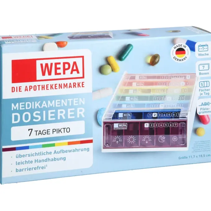 WEPA 7 Tage Wochenmagazin Piktogramme Regenbogen 1 St