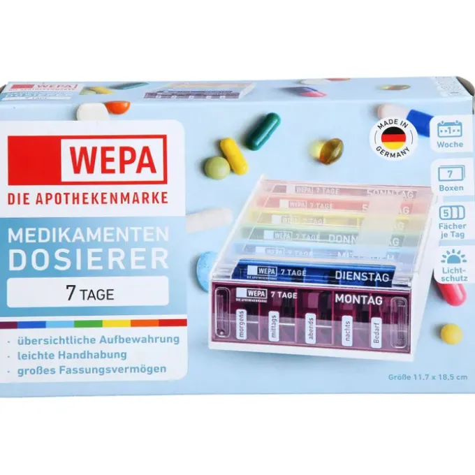 WEPA 7 Tage Wochenmagazin UV-Schutz+ Regenbogen 1 St