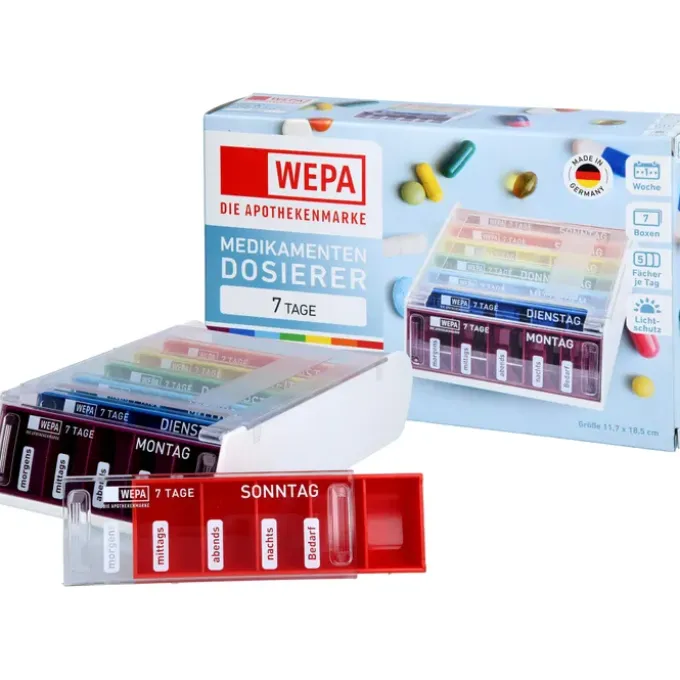 WEPA 7 Tage Wochenmagazin UV-Schutz+ Regenbogen 1 St