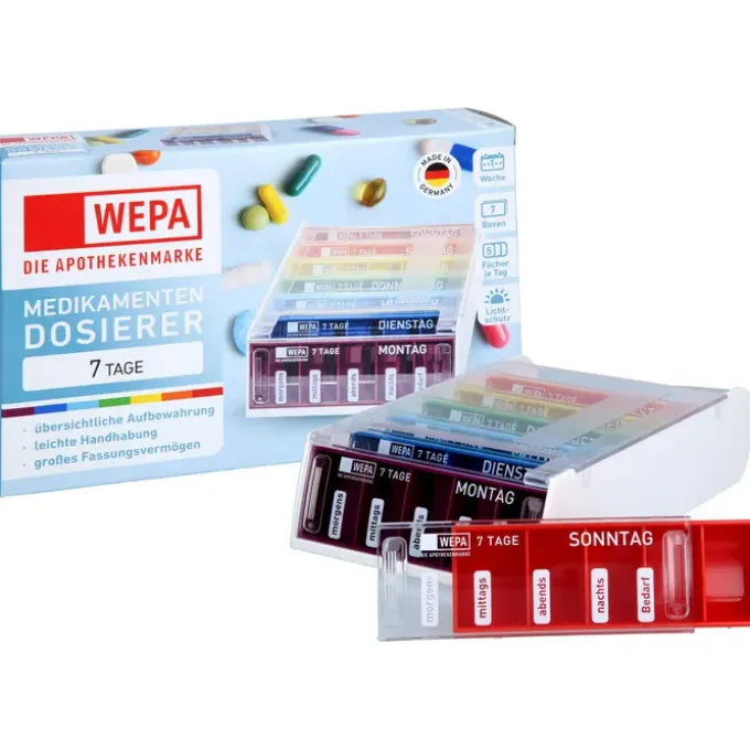 WEPA 7 Tage Wochenmagazin UV-Schutz+ Regenbogen 1 St