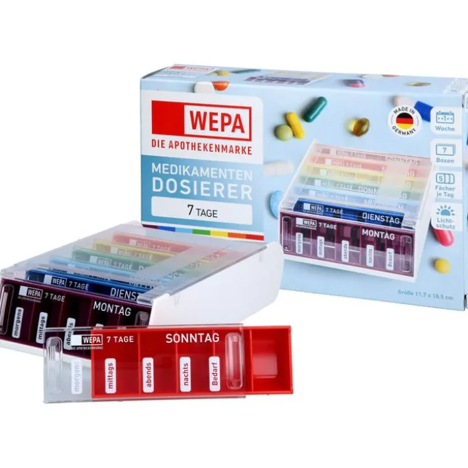 WEPA 7 Tage Wochenmagazin UV-Schutz+ Regenbogen 1 St