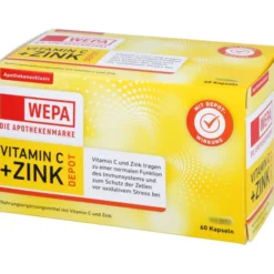 WEPA Vitamin C+Zink Kapseln 60 Stück