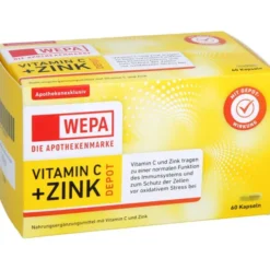 WEPA Vitamin C+Zink Kapseln 60 Stück