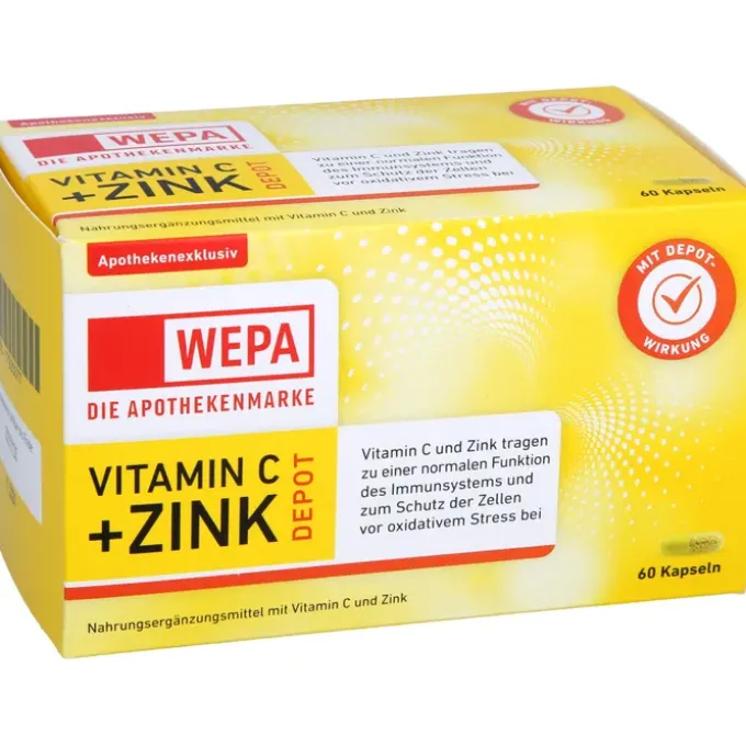 WEPA Vitamin C+Zink Kapseln 60 Stück