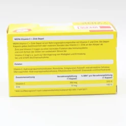 WEPA Vitamin C+Zink Kapseln 60 Stück