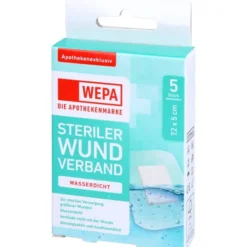 WEPA Wundverband wasserdicht 7,2x5 cm steril 5 St