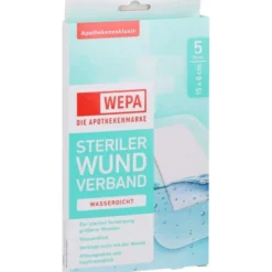 WEPA Wundverband wasserdicht 8x15 cm steril 5 St