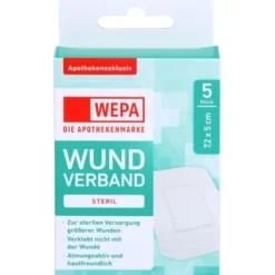 WEPA Wundverband 7,2x5 cm steril 5 St