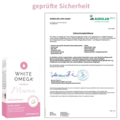 WHITE OMEGA Pearlz Omega-3-Fettsäuren Weichkapseln 90 Stück