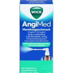 WICK AngiMed Mentholgeschmack 2mg/ml+0,5mg/ml Spr. 30 ml