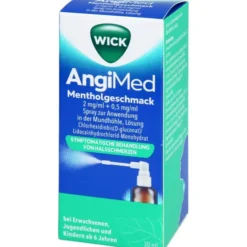 WICK AngiMed Mentholgeschmack 2mg/ml+0,5mg/ml Spr. 30 ml