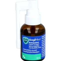 WICK AngiMed Mentholgeschmack 2mg/ml+0,5mg/ml Spr. 30 ml