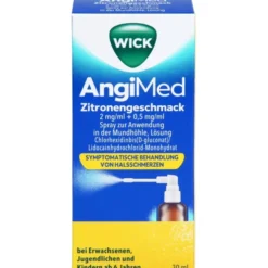 WICK AngiMed Zitronengeschm.2mg/ml+0,5mg/ml Spr. 30 ml