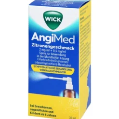 WICK AngiMed Zitronengeschm.2mg/ml+0,5mg/ml Spr. 30 ml