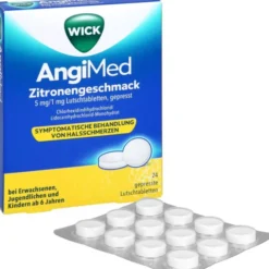 WICK AngiMed Zitronengeschmack 5 mg/1 mg Lut.-Tab. 24 St