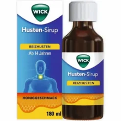 WICK Husten-Sirup gegen Reizhusten mit Honig 180 ml