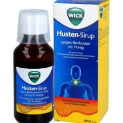 WICK Husten-Sirup gegen Reizhusten mit Honig 180 ml