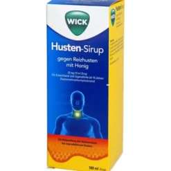 WICK Husten-Sirup gegen Reizhusten mit Honig 180 ml