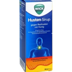 WICK Husten-Sirup gegen Reizhusten mit Honig 180 ml