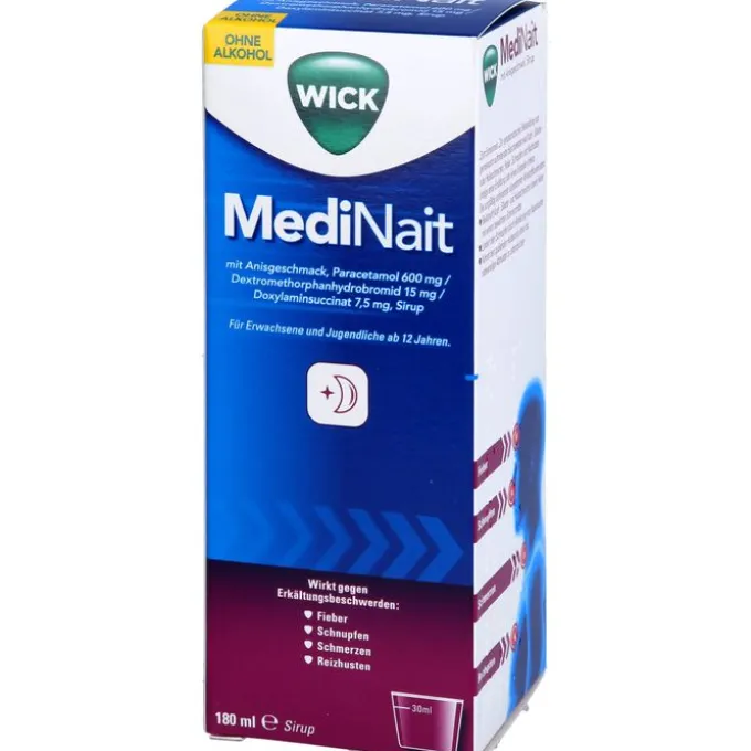 WICK MediNait mit Anisgeschmack Sirup 180 ml