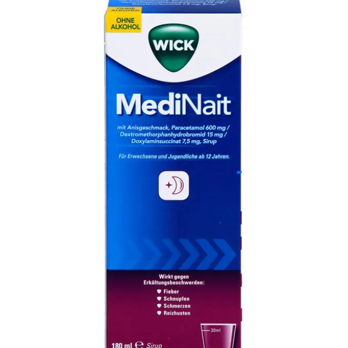 WICK MediNait mit Anisgeschmack Sirup 180 ml