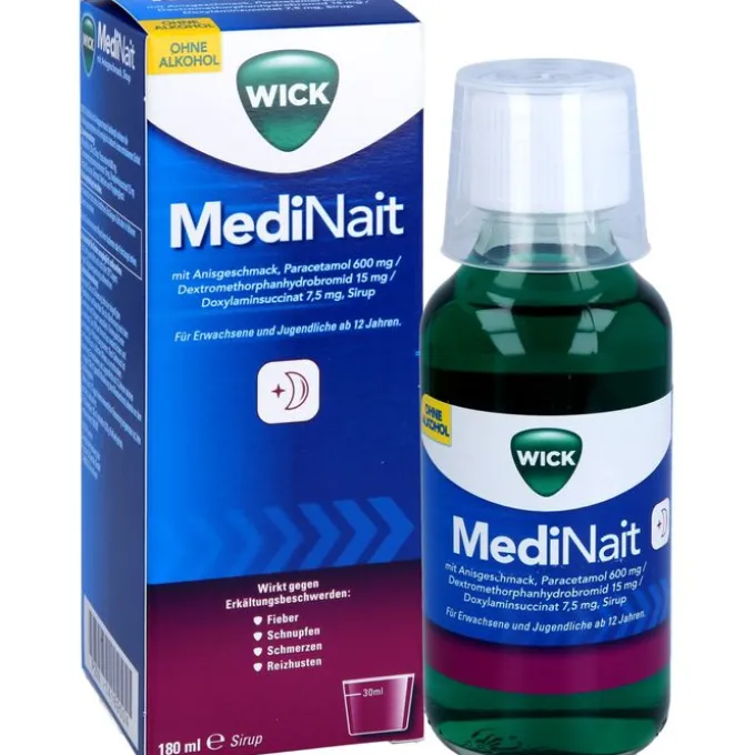 WICK MediNait mit Anisgeschmack Sirup 180 ml