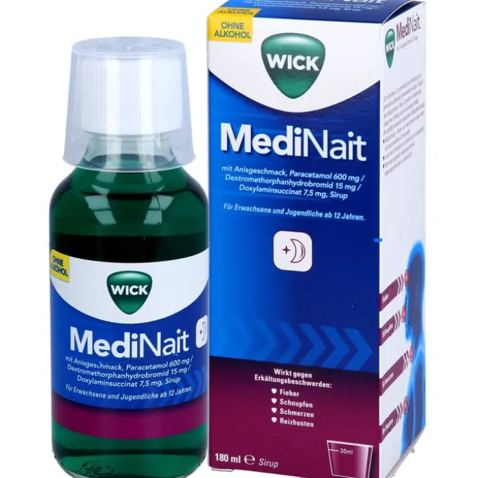 WICK MediNait mit Anisgeschmack Sirup 180 ml