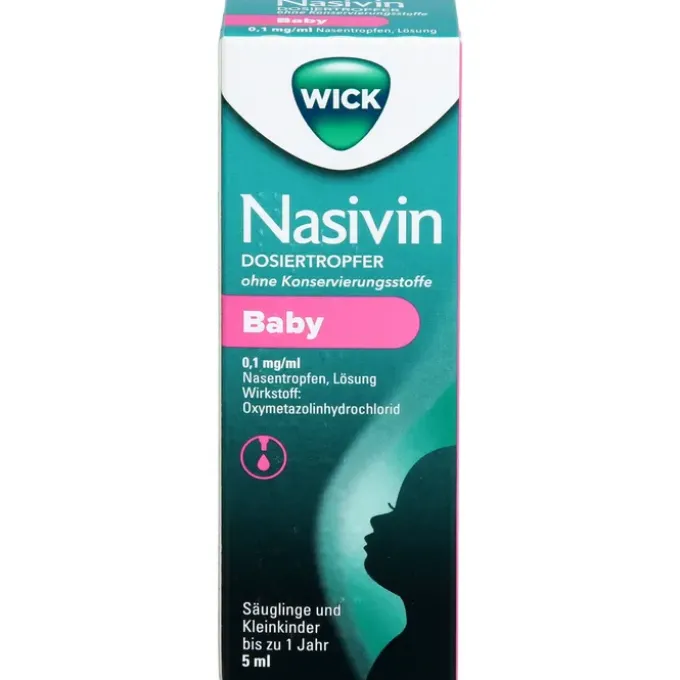 WICK Nasivin Dosiertropfer oK Baby 0,1 mg/ml NTR 5 ml