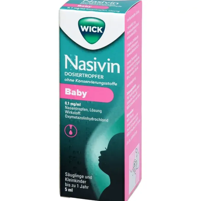 WICK Nasivin Dosiertropfer oK Baby 0,1 mg/ml NTR 5 ml
