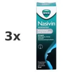 WICK Nasivin Nasenspray Erw./Schulkinder 0,5 mg/ml 3x10ml