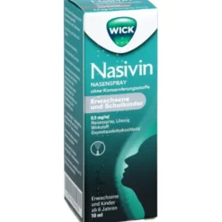 WICK Nasivin Nasenspray oK Erw./Schulkin.0,5 mg/ml 10 ml