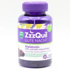 WICK ZzzQuil Gute Nacht Einschlafhilfe mit Melatonin 2x60 St