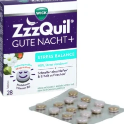 WICK ZzzQuil Gute Nacht+ Stress Balance 28 Stück