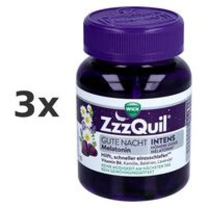 WICK ZzzQuil Intens Dreierpackung 3x30 St