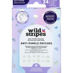 WILD STRIPES Anti-Pickel Patches Holo Clear 24 St