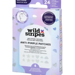 WILD STRIPES Anti-Pickel Patches Holo Clear 24 St