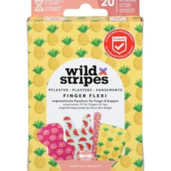 WILD STRIPES Pflaster Finger Flexi Food INT 20 St