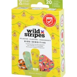 WILD STRIPES Pflaster Kids sensitiv Jungle Vibe 20 St