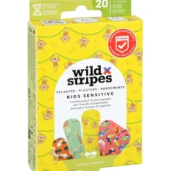 WILD STRIPES Pflaster Kids sensitiv Jungle Vibe 20 St