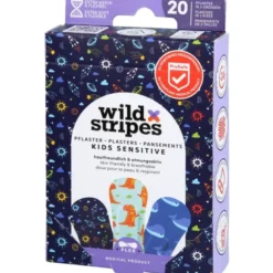 WILD STRIPES Pflaster Kids sensitiv Space INT 20 St