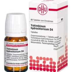 YOHIMBINUM HYDROCHLORICUM D 4 Tabletten 80 St