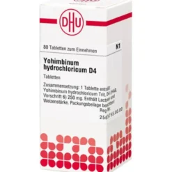 YOHIMBINUM HYDROCHLORICUM D 4 Tabletten 80 St