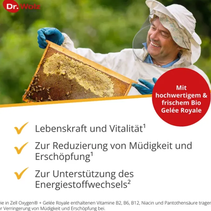 ZELL OXYGEN+Gelee Royale 600 mg Trinkampullen 14 Stück