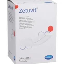 ZETUVIT Saugkompressen steril 20x40 cm 5 St